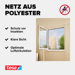 |Resigilat| Plasă anti-muște cu velcro tesa INSECT STOP – 110 cm x 130 cm – antracit