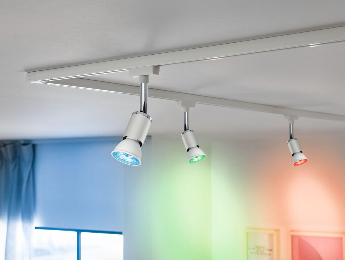 Resigilat|Paulmann 29147 bec LED Smart Home Zigbee GU10, 350 lm, 4,8W, RGBW+, reglabil, alb mat