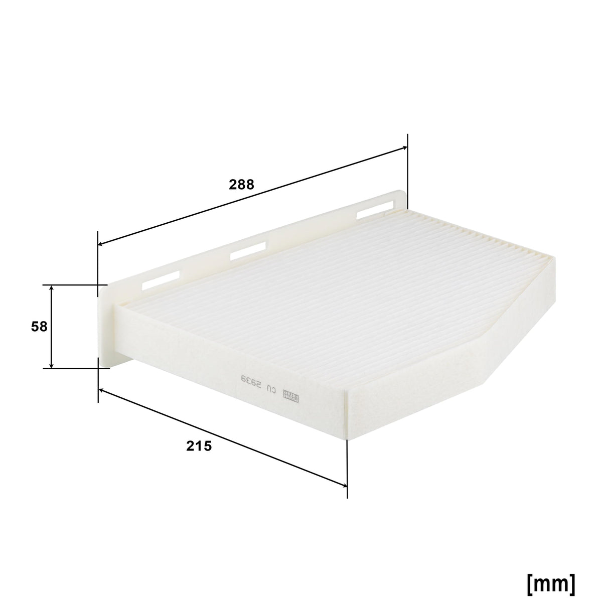 MANN-FILTER, CU 2939 Filtru de habitaclu