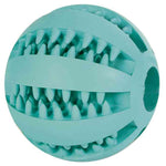Resigilat|TRIXIE Denta Fun minge pentru caini, aroma de menta, diametru 7 cm, turcoaz