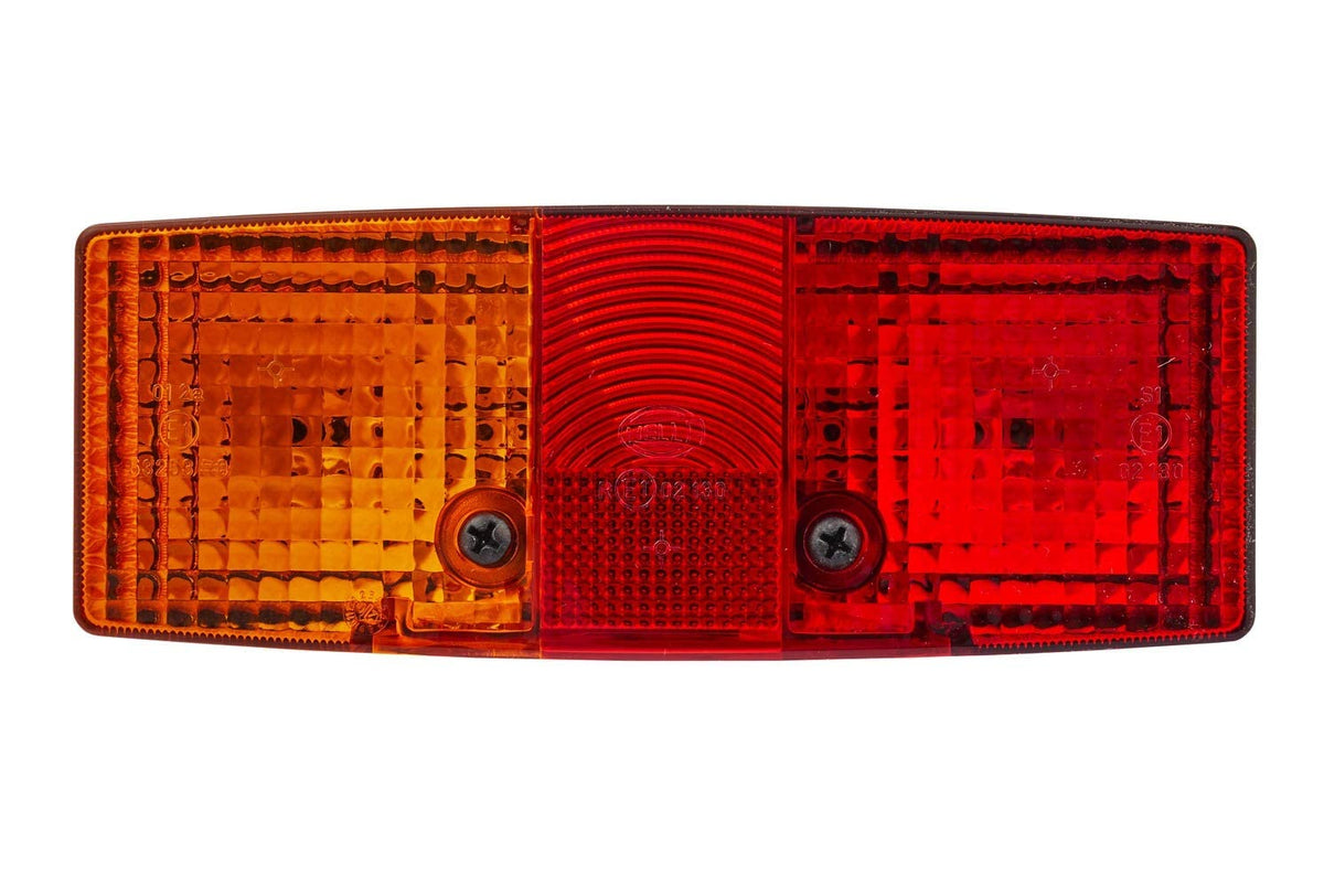 Resigilat| HELLA - Lampa de stop cu bec incandescent, 12/24 V, montare pe caroserie, omologare ECE