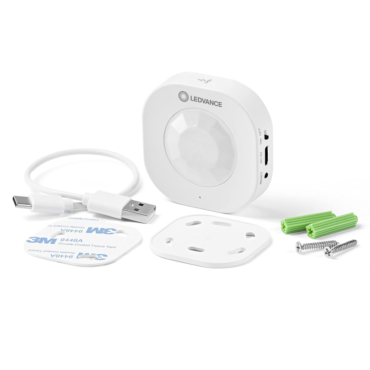Resigilat|LEDVANCE SMART+ senzor de miscare WiFi, wireless, notificari la detectarea miscarii, activare dispozitive si scene smart, baterie inclusa