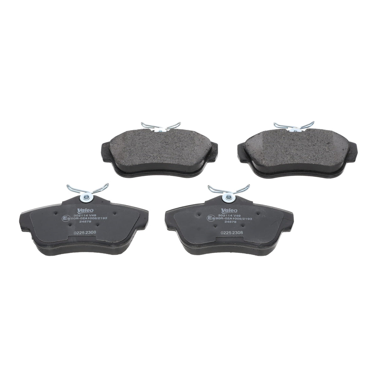 Valeo - 302114 - Placute de frana spate (set 4 bucati)