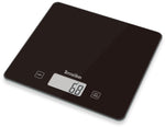 Resigilat|TERRAILLON T1040 Classic Black, cantar electronic de bucatarie, platan din sticla, 5 kg, precizie 1 g, functie TARE, negru