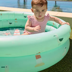 Resigilat|Miniland piscina gonflabila pentru copii Lighthouse, 100 cm, compacta si usoara, pentru gradina, plaja sau terasa