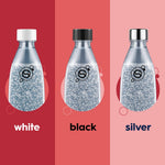 Resigilat|SodaStream Fuse, set 2 sticle din plastic de 1L pentru carbonatarea apei, negre