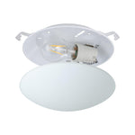 Resigilat|EGLO Mars, plafoniera rotunda cu abajur din sticla, lampa de perete pentru interior