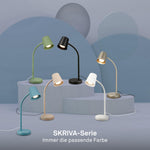 Resigilat|Lampa de masa BRILONER, reglabila, dulie GU10, pentru birou si noptiera, cu intrerupator pe cablu, verde lime