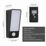 Resigilat|Comely lampa de exterior cu senzor de miscare, aplica de perete interior/exterior, 12W, 3000K