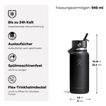 Resigilat|Hydro Flask Wide Flex Straw Cap sticla 946 ml (32 oz), Popstar Pink