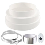 Resigilat|URHRHU reductie pentru sistem tuburi rotunde, conector tub, Ø120/150/160 mm