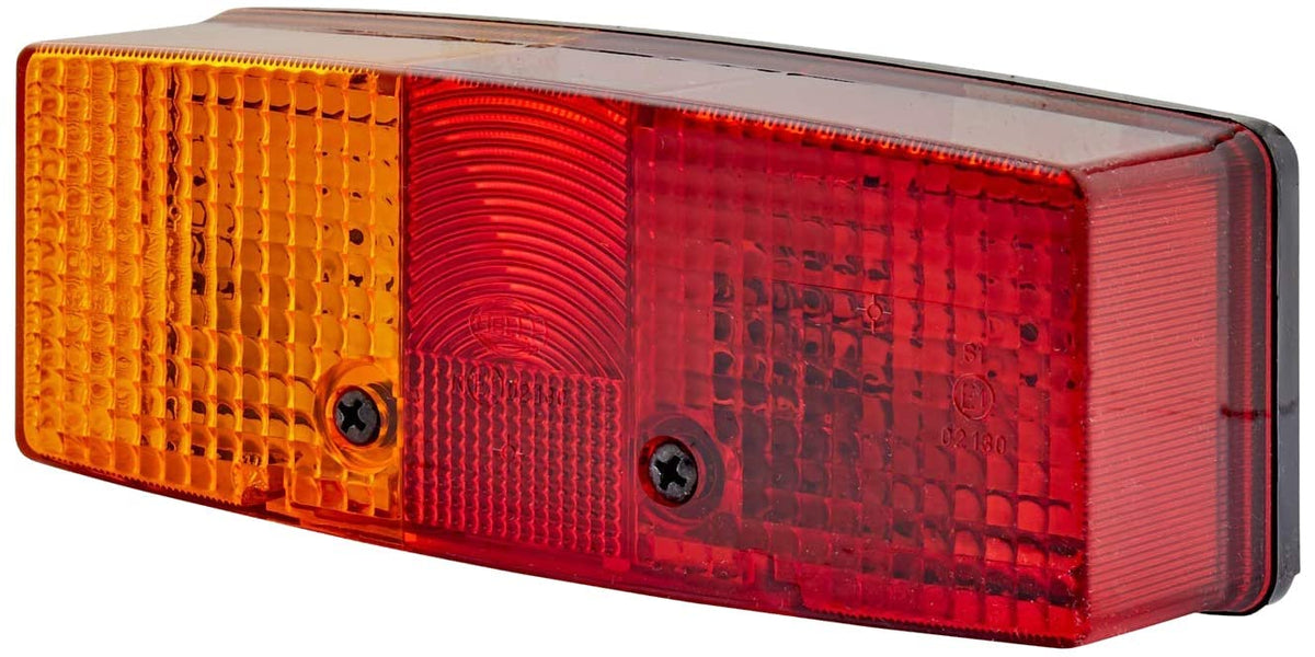 Resigilat| HELLA - Lampa de stop cu bec incandescent, 12/24 V, montare pe caroserie, omologare ECE
