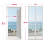 Resigilat|HOOMEE etansare usa pentru aer conditionat mobil si uscator cu evacuare, Hot Air Stop, cu fermoar, 90 x 210 cm