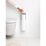 Resigilat|Brabantia MindSet suport hartie igienica, pentru 2 role de rezerva, Smart Lift, rezistent la coroziune, alb, 30 x 15,1 x 13,7 cm