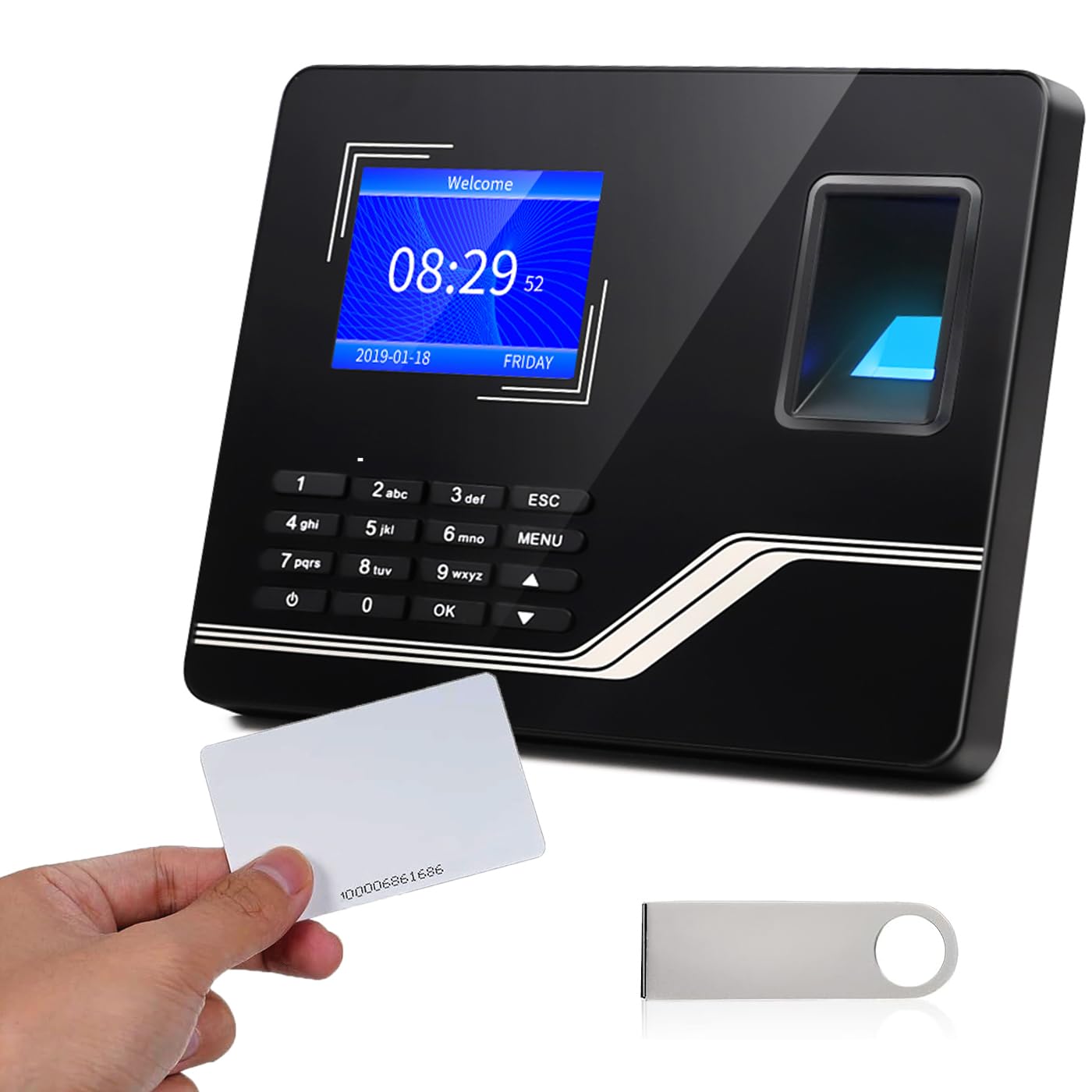 |Resigilat| Aktivstar Machina – Sistem de înregistrare a angajaților cu cititor de amprente digitale