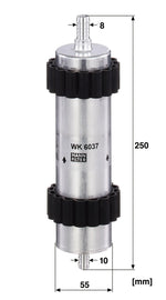 MANN-FILTER, WK 6037 Filtru de combustibil