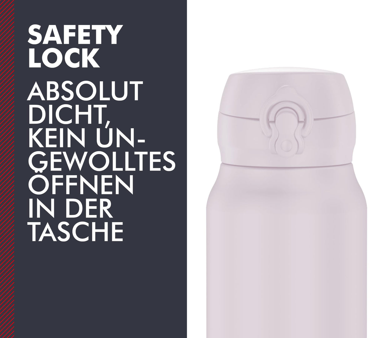 Resigilat|THERMOS ULTRALIGHT termos 0,75 L, mentine bauturile reci pana la 20 h, roz mat