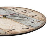 Resigilat|LOHAS Home ceas de perete din lemn, 30 cm, stil rustic, silentios, fara ticait, pentru bucatarie, birou, living si dormitor, Victor Hugo