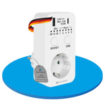 Resigilat|Sonero priza cu temporizator si functie countdown, 230 V, USB si USB-C, programabila, alba