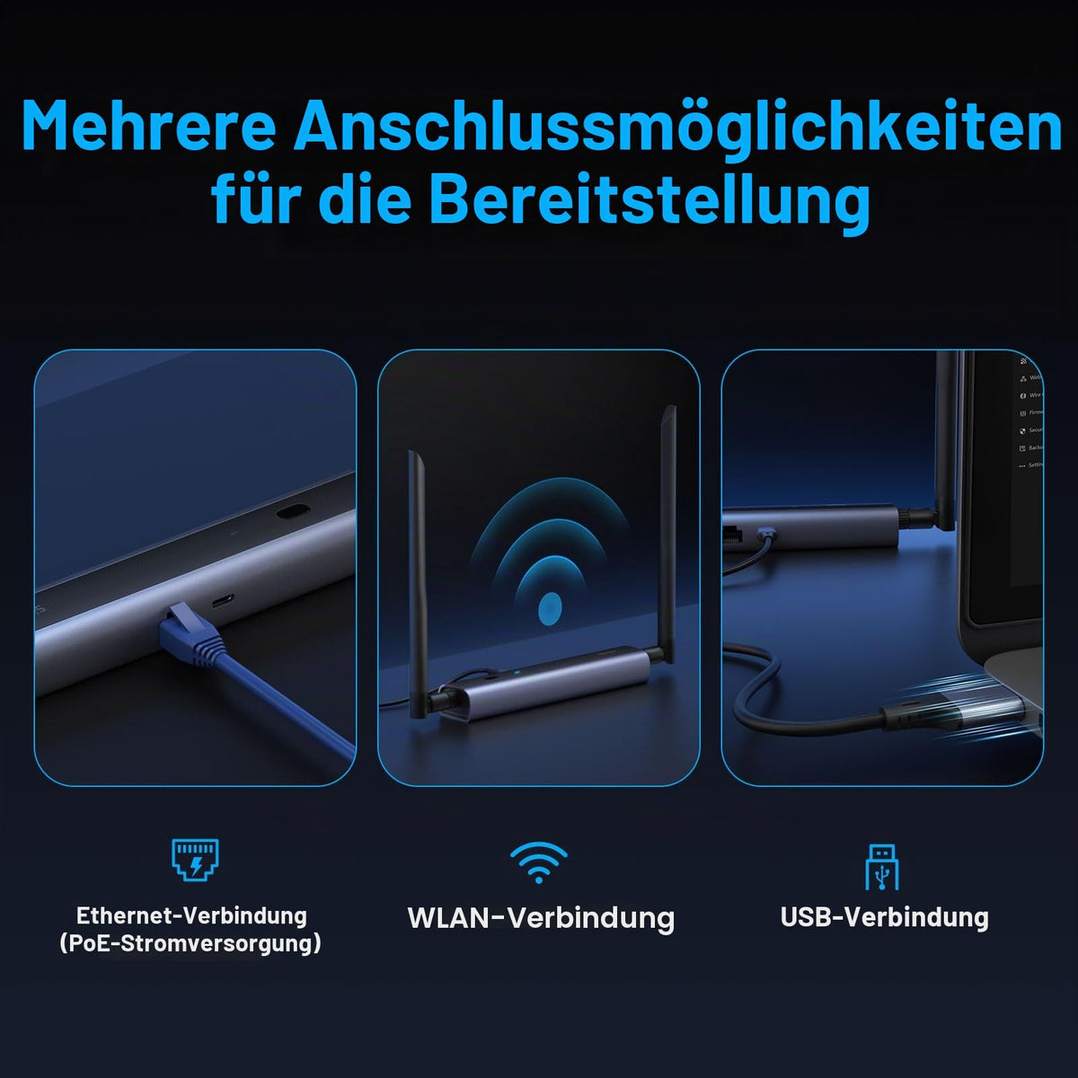 |Resigilat| SONOFF Zigbee/Thread PoE Dongle Max, Ethernet, Wi-Fi și USB, gateway Zigbee EFR32MG24/ESP32D0, compatibil Home Assistant/Zigbee2MQTT
