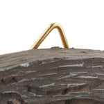 Resigilat|Relaxdays pitic cu fereastra, decoratiune rezistenta la intemperii pentru trunchi de copac, 15 x 8 cm, agatat, rasina, multicolor
