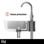 Resigilat|Baterie baie EISL NI075FUTCR-LP, robinet lavoar cu joasa presiune, pentru boilere fara presiune, crom