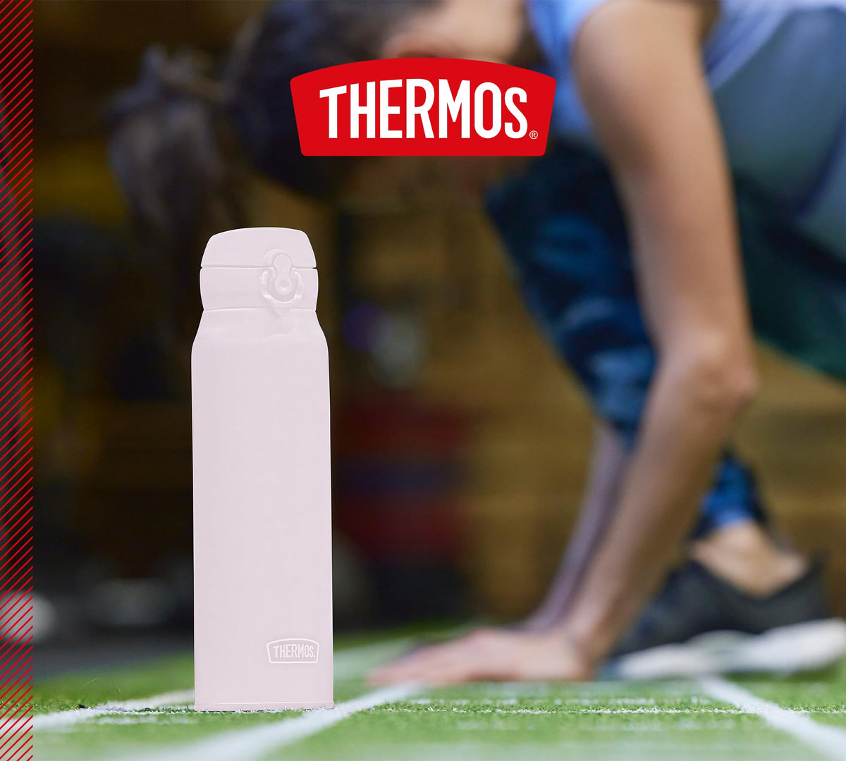 Resigilat|THERMOS ULTRALIGHT termos 0,75 L, mentine bauturile reci pana la 20 h, roz mat