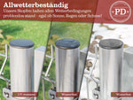 Resigilat|PD dopuri lamelare rotunde 25 mm pentru tevi rotunde, capace de capat, negre, 4 bucati