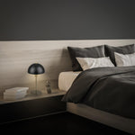 Resigilat|BRILONER lampa de masa cu intrerupator pe cablu, dulie E14, pentru noptiera, birou si citit, 18 x 35 cm, neagra