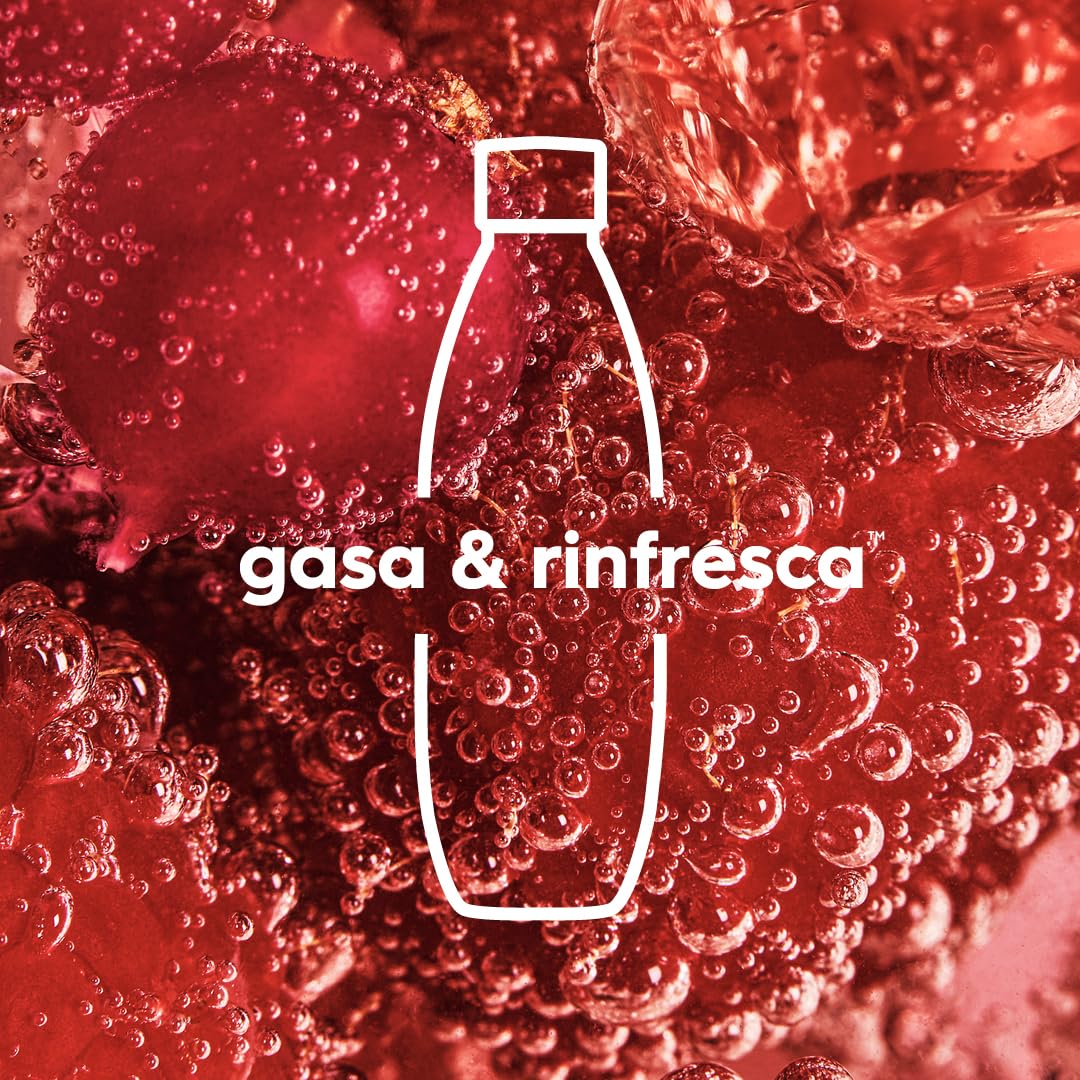 Resigilat|SodaStream Fuse, set 2 sticle din plastic de 1L pentru carbonatarea apei, negre