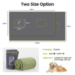 Resigilat|PETTOM Prosoape pentru Caini, 2 Bucati, Microfibra, 130 x 75 cm, Prosoape pentru Uscarea Cainilor