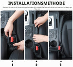 Resigilat|Set 2x Organizator Auto pentru Spațiul dintre Scaun și Consolă – Umplător Universal din Piele PU
