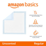 Resigilat|Amazon Basics covorase absorbante pentru dresaj caini si pui, 5 straturi, suprafata cu uscare rapida, marime standard, 50 bucati