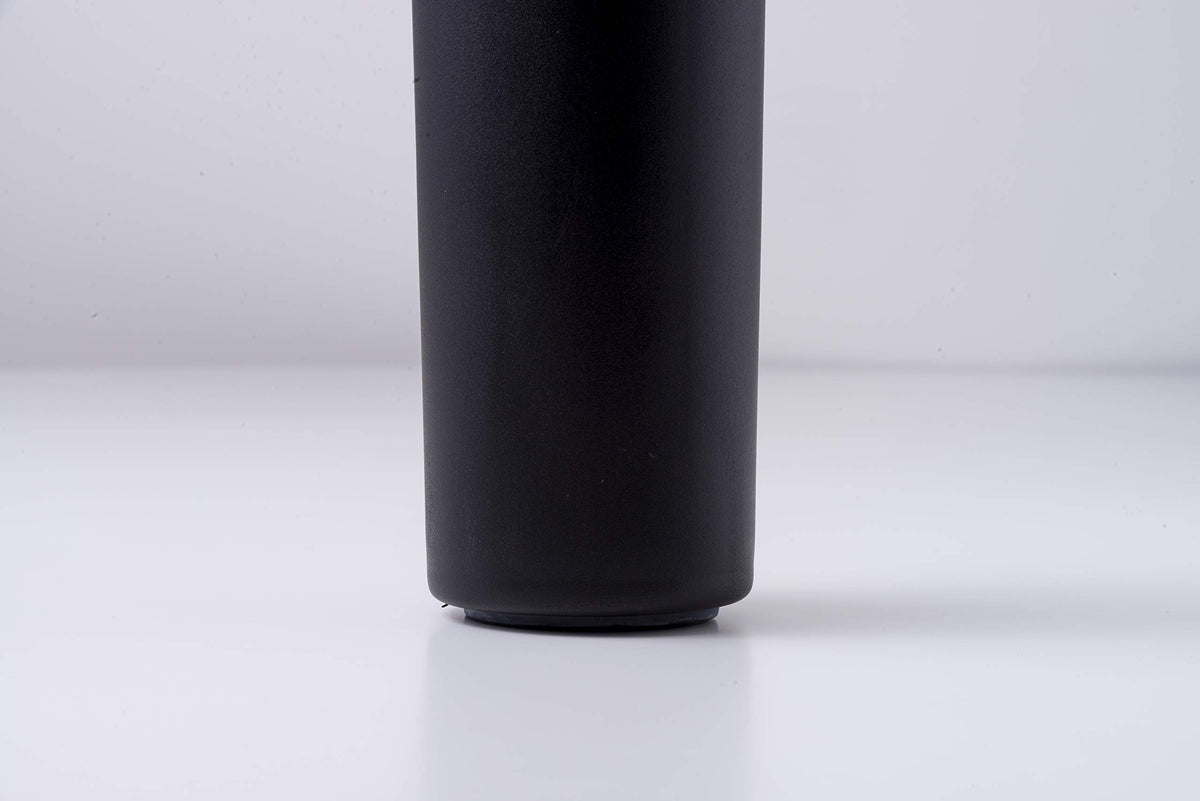 |Resigilat| IPEA 4 picioare mobilă și canapele, plastic, 19 cm, șurub 10 mm, stil minimalist, pentru fotolii și mobilă, fabricate în Italia, negru