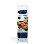 Resigilat|Lékué CLASSIC tava de copt din silicon cu protectie impotriva scurgerilor, 30 x 4 cm, neagra