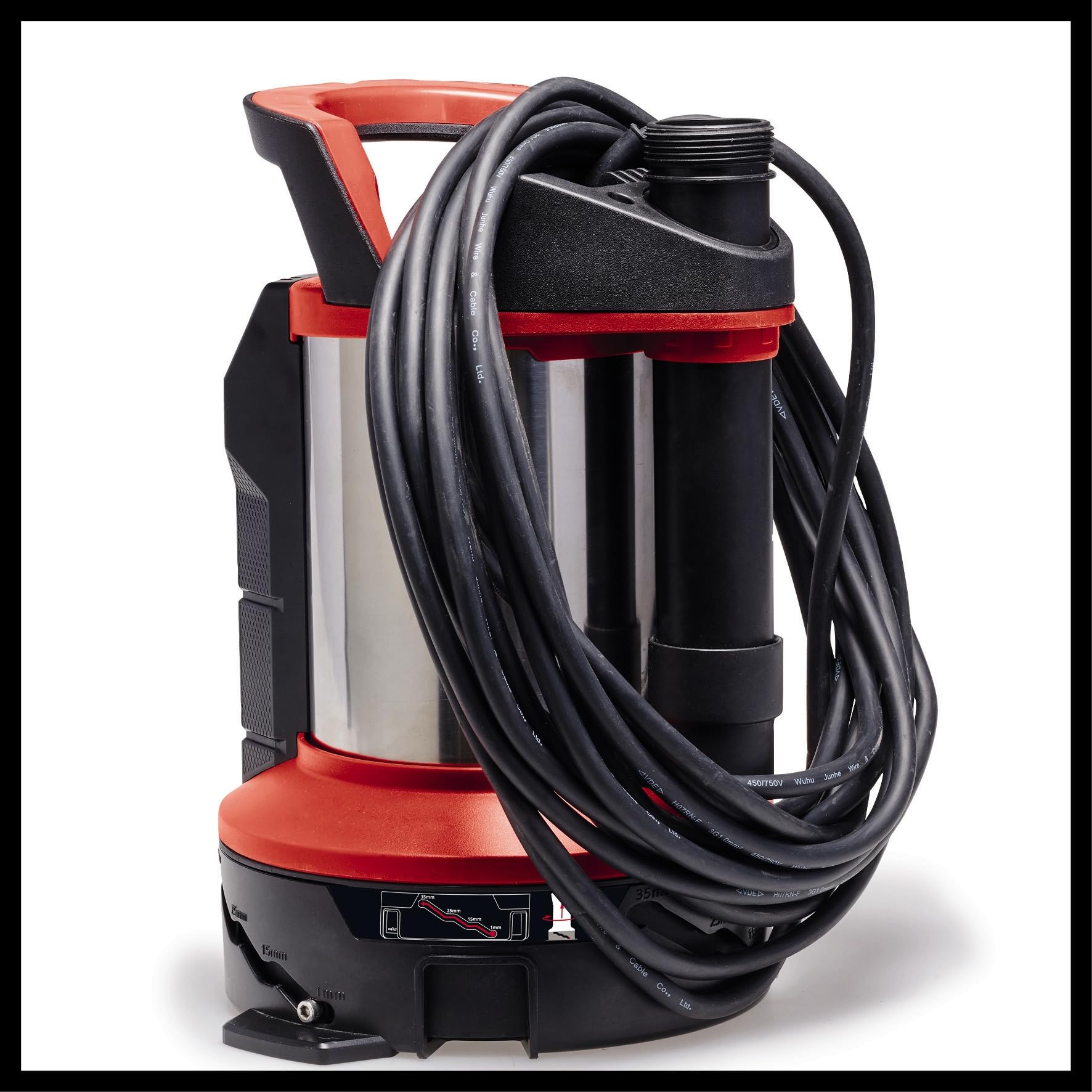 Einhell Schmutzwasserpumpe GE-DP 7935 N-A LL ECO 3-in-1 (790 W, Aquasensor, Ø 35 mm Fremdpartikelgröße, max. 19.500 L/h Fördermenge, inkl. Quick-Connector & Universaladapter)