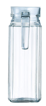 Resigilat|Luminarc ARC 70361 Quadro carafa din sticla cu capac, 1,1 L, transparenta, 1 bucata