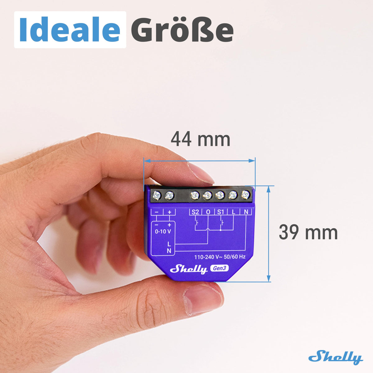 Resigilat|Shelly Dimmer 0/1-10V PM Gen3, variator smart WiFi cu masurare consum, control iluminat, Alexa, Google Home, fara hub