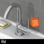 Resigilat|Baterie baie EISL NI075FUTCR-LP, robinet lavoar cu joasa presiune, pentru boilere fara presiune, crom