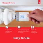 |Resigilat|Honeywell Home – Regulator electronic inteligent și programabil pentru radiatoare – Rondostat HR10, pachet de 2 bucăți, alb