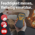 |Resigilat| Brennenstuhl MD detector umiditate pentru lemn și materiale construcții, higrometru cu afișaj LCD, aparat măsurare umiditate