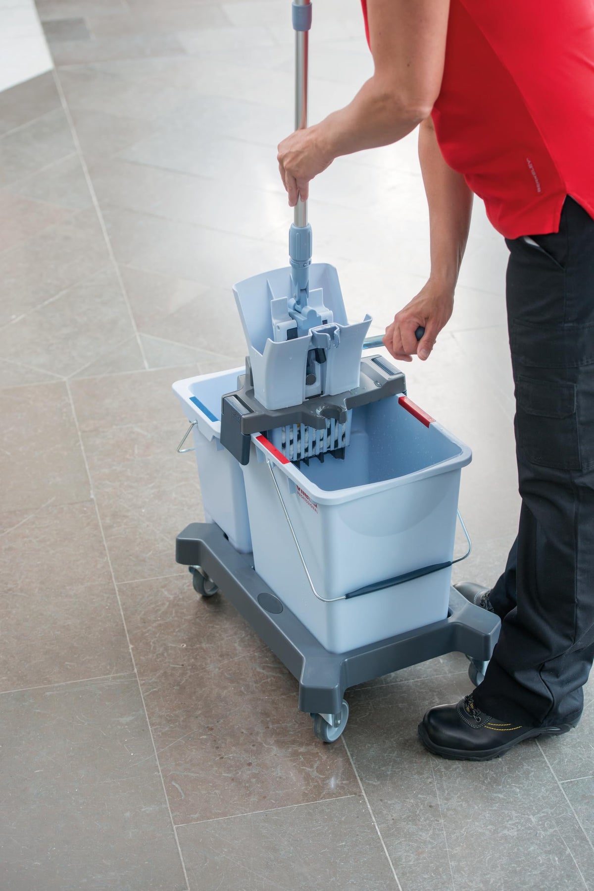 Resigilat|Vileda Professional UltraSpeed Pro Suport Mop 40 cm cu Pedala
