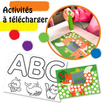 Resigilat|CLEOPATRE set 6 markere cu punct, 50 ml, pentru copii, activitati creative si hobby-uri