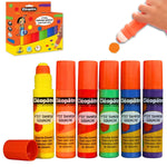 Resigilat|CLEOPATRE set 6 markere cu punct, 50 ml, pentru copii, activitati creative si hobby-uri