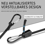 Resigilat|Set 6 corzi elastice reglabile cu carabiniere, expandoare pentru bagaje, prelate, unelte de gradina, lungime ajustabila pana la 30 cm