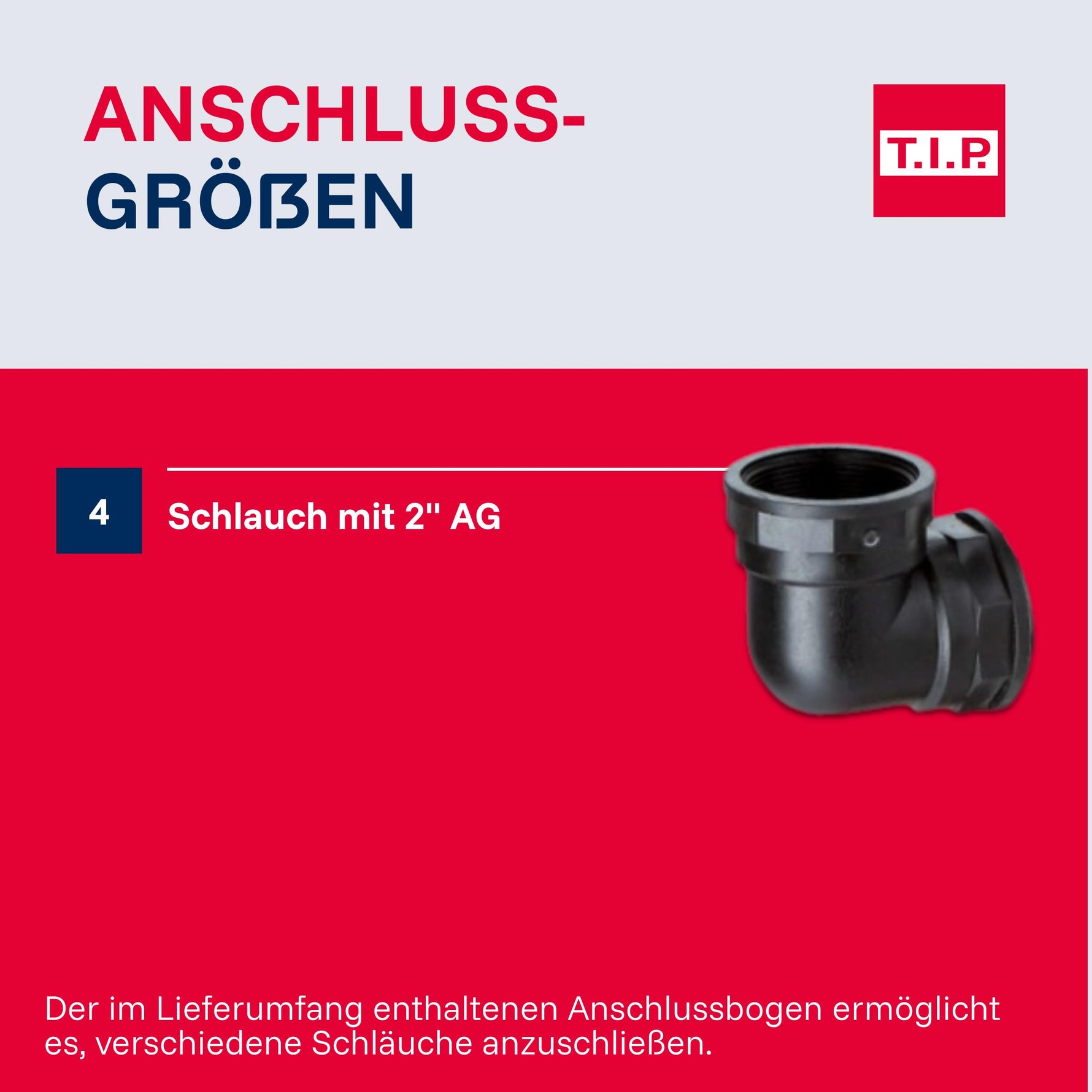 T.I.P. Schmutzwasser Tauchpumpe - Baupumpe Edelstahl (30.000 l/h Fördermenge, 13m Förderhöhe, 1,3bar Druck, 1.800W, 45mm Korngröße, Waschlauge, heißes Wasser bis 95°C) Extrema 500/13 IX, 30171