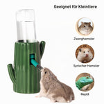 Resigilat|Bucatstate sticla de apa pentru hamsteri cu suport, 120 ml, etansa, cu duza, pentru porcusori de Guineea, iepuri, chinchilla si sobolani, verde