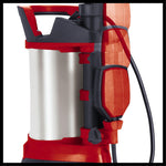Einhell Schmutzwasserpumpe GE-DP 7535 N LL ECO 2-in-1 (750 W, bis zu Ø 35 mm Fremdpartikelgröße, max. 18.500 L/h Fördermenge, inkl. Quick-Connector & Universaladapter)