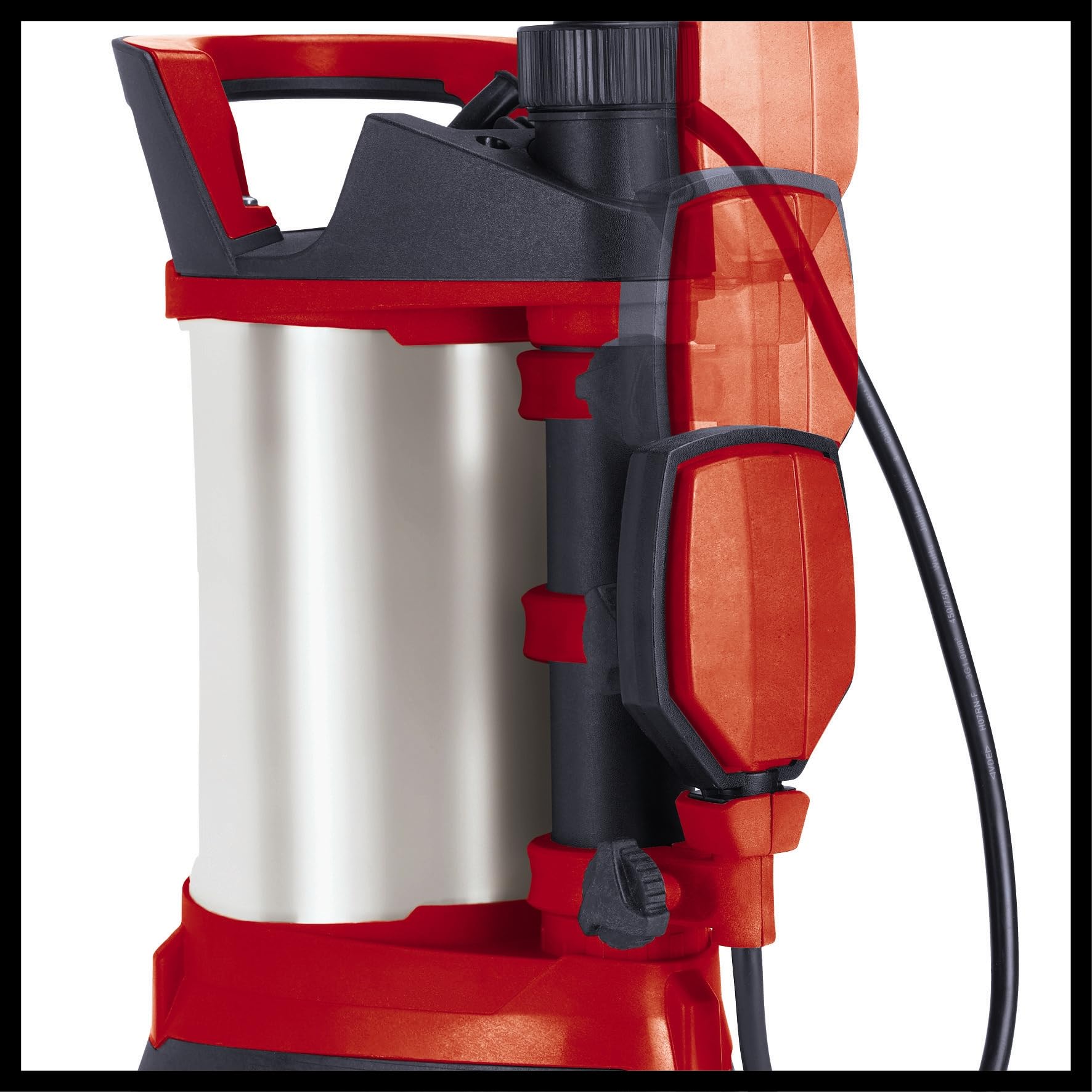 Einhell Schmutzwasserpumpe GE-DP 7535 N LL ECO 2-in-1 (750 W, bis zu Ø 35 mm Fremdpartikelgröße, max. 18.500 L/h Fördermenge, inkl. Quick-Connector & Universaladapter)