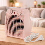 |Resigilat| M Mimotec Pink Comfort încălzitor electric 2000 W, 2 trepte 1000/2000 W, portabil, silențios <53 dB, IP20, pentru încăperi până la 20 m²